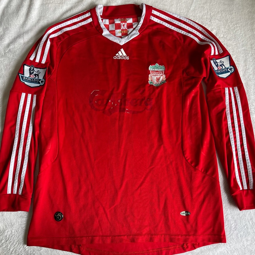 Liverpool 2008-2010 Mascherano Home jersey Size L